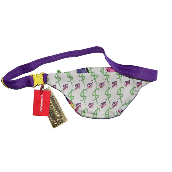 B8 NWT UNITED SHARKS OF SPRAYGROUND Limited Ed One Trillion Dollar Bill Tag Bag - Picture 2 of 7